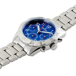 New FESTINA Montre Junior Fond Bleu cadran gris fond bleu bracelet acier argenté