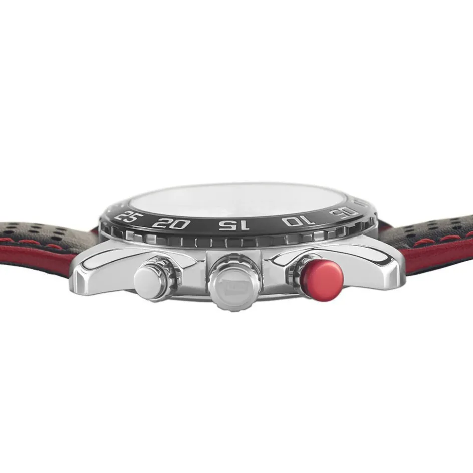 Outlet FESTINA Montre Junior Fond Blanc cadran argenté fond blanc bracelet cuir noir