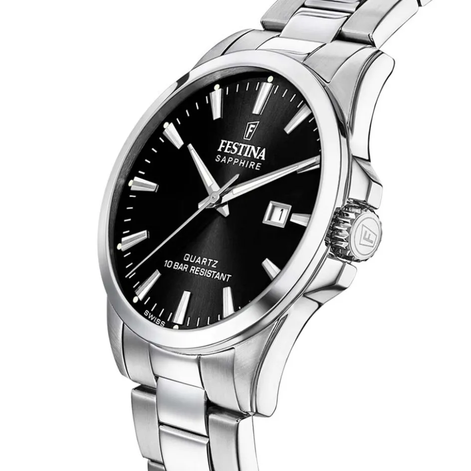 FESTINA SWISS MADE Montre 41 Noir* Montres Classiques