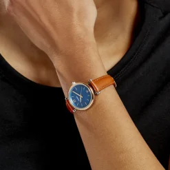 New FOSSIL Montre Carlie Mini Bleu