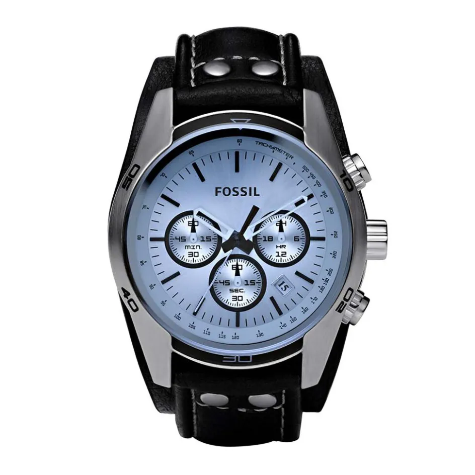 Clearance FOSSIL Montre Coachman Bleu