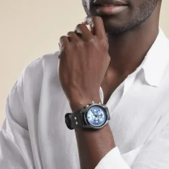 Clearance FOSSIL Montre Coachman Bleu