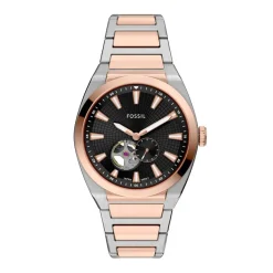 New FOSSIL Montre Everett Automatic Noir