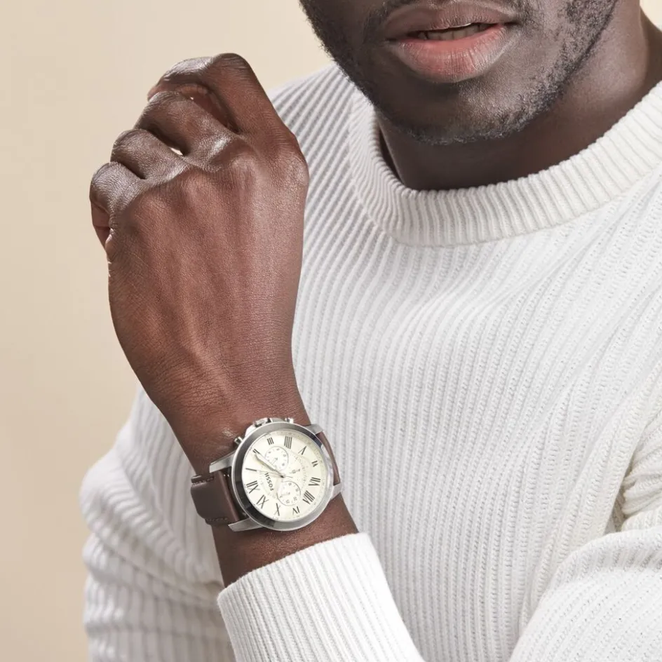 FOSSIL Montre Grant Beige* Montres Classiques