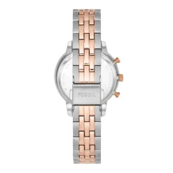 Sale FOSSIL Montre Neutra Nacre cadran argenté fond nacre bracelet acier bicolore