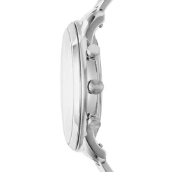 Clearance FOSSIL Montre Neutra Noir cadran argenté fond noir bracelet acier argenté