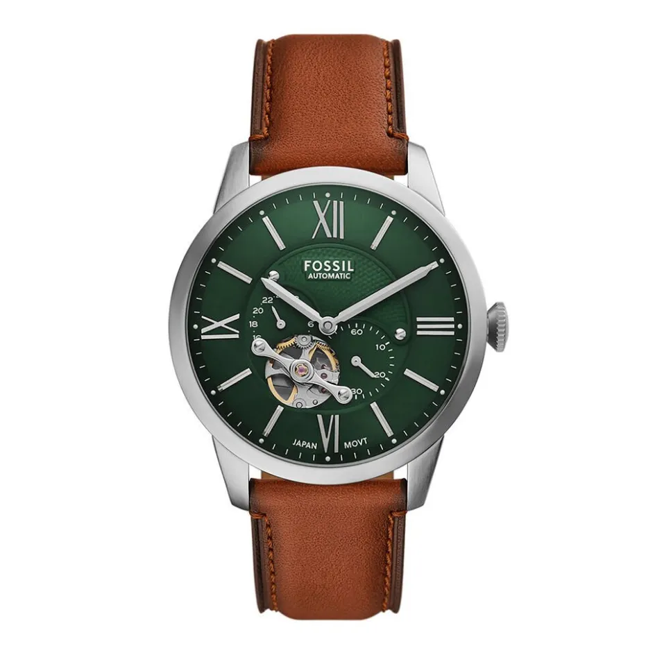 New FOSSIL Montre Townsman Vert