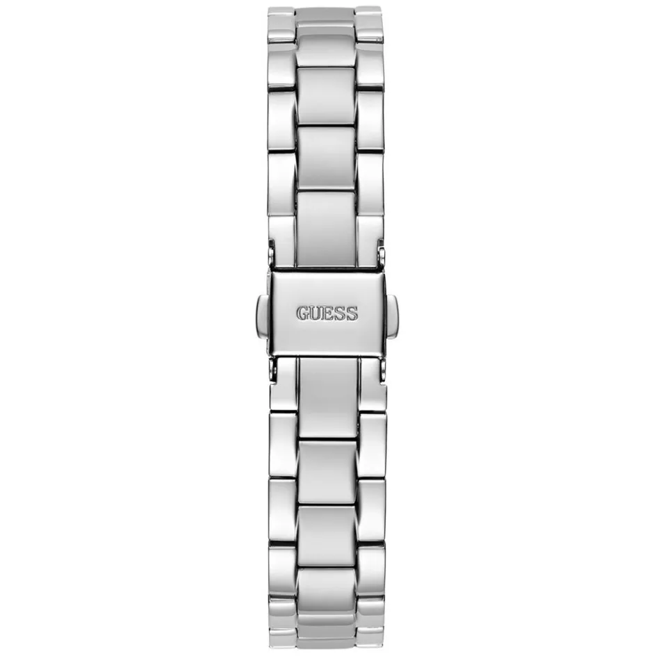 GUESS Montre Mini Luna Argenté cadran argenté fond argenté bracelet acier argenté