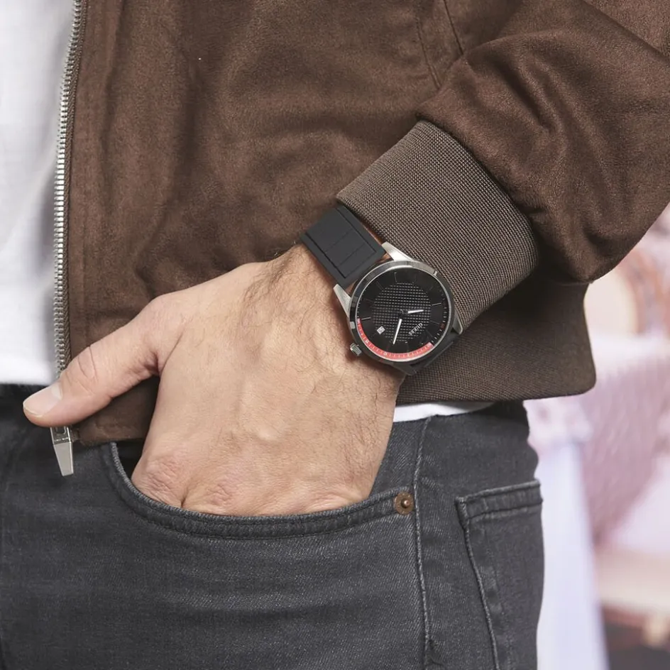 Hot GUESS Montre Perry Noir