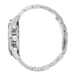 HUGO BOSS Montre H Boss Hero Bleu cadran argenté fond bleu bracelet acier argenté