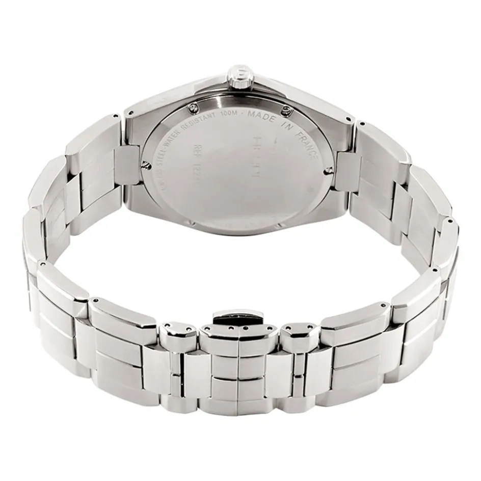 Best HERBELIN Montre Cap Camarat Vert cadran argenté fond vert bracelet métal argenté