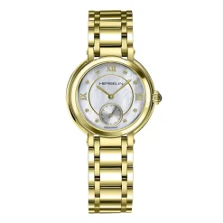 Hot HERBELIN Montre Galet Nacre Blanche cadran doré fond nacre blanche bracelet acier doré