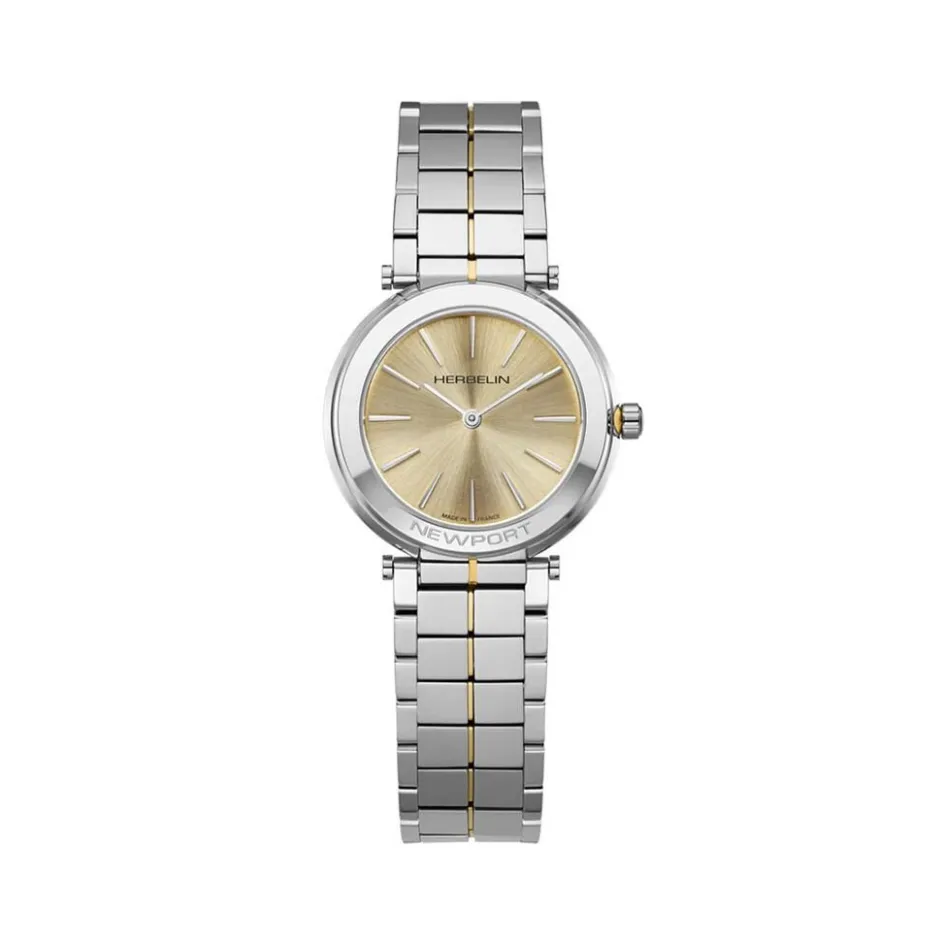 Online HERBELIN Montre Newport Slim Champagne