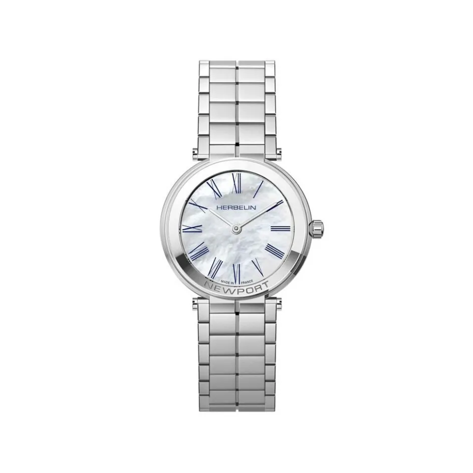 HERBELIN Montre Newport Slim Nacre Blanche