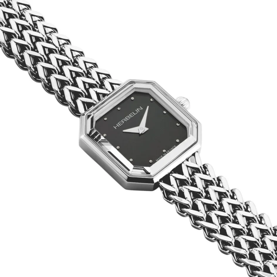 HERBELIN Montre Octogone Nacre Noire* Montres Made In France|Montres Classiques