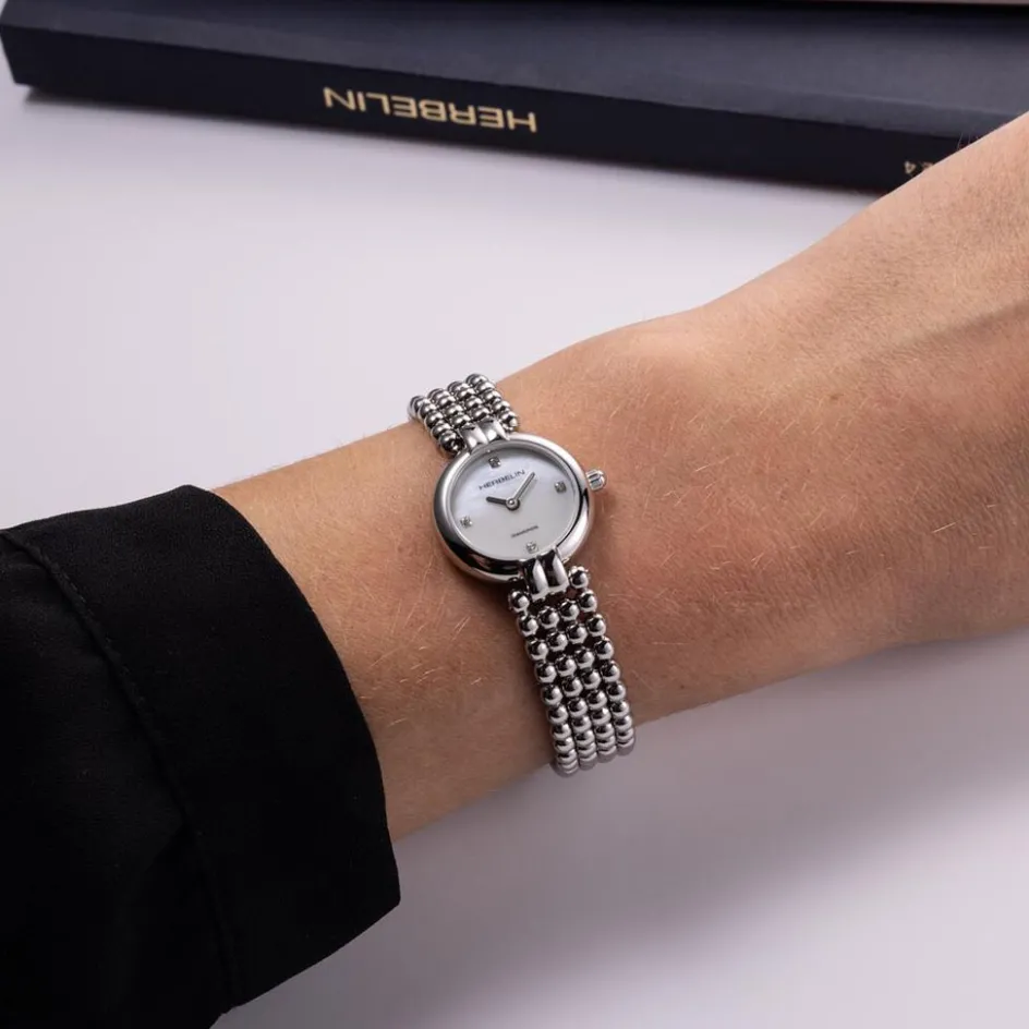 Best HERBELIN Montre Perles Nacre Blanche