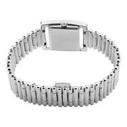 Online HERBELIN Montre V Eme Avenue Noir cadran argenté fond noir bracelet métal argenté