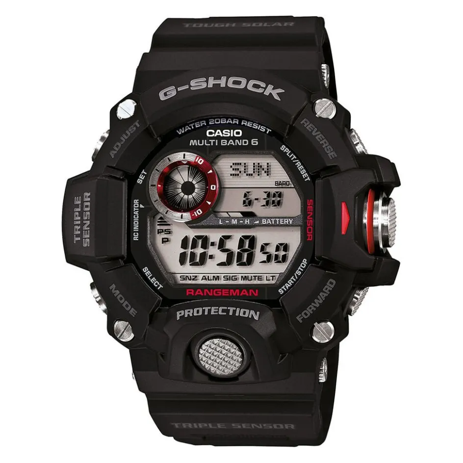 Hot CASIO G-SHOCK Montre Hybride Rangeman Gris
