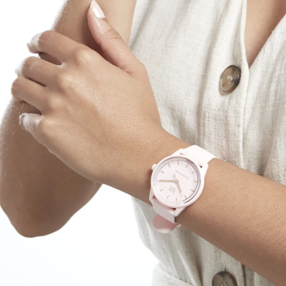 Clearance ICE WATCH Montre Solar Power Rose cadran rose fond rose bracelet silicone rose