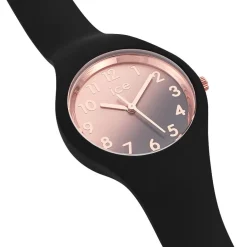 Best ICE WATCH Montre Sunset Degrade Arc En Ciel cadran noir fond multicolore bracelet silicone noire