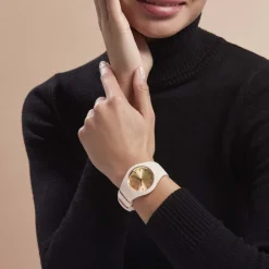 Clearance ICE WATCH Montre Sunset Multicolore cadran beige fond multicolore bracelet silicone beige