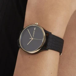 LACOSTE Montre Crocodelle Noir* Montres Tendances