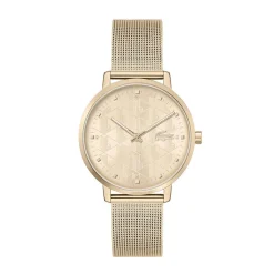 Discount LACOSTE Montre Crocorigin Bicolore Doré / Rose cadran bicolore doré / rose fond bicolore doré / rose bracelet acier bicolore