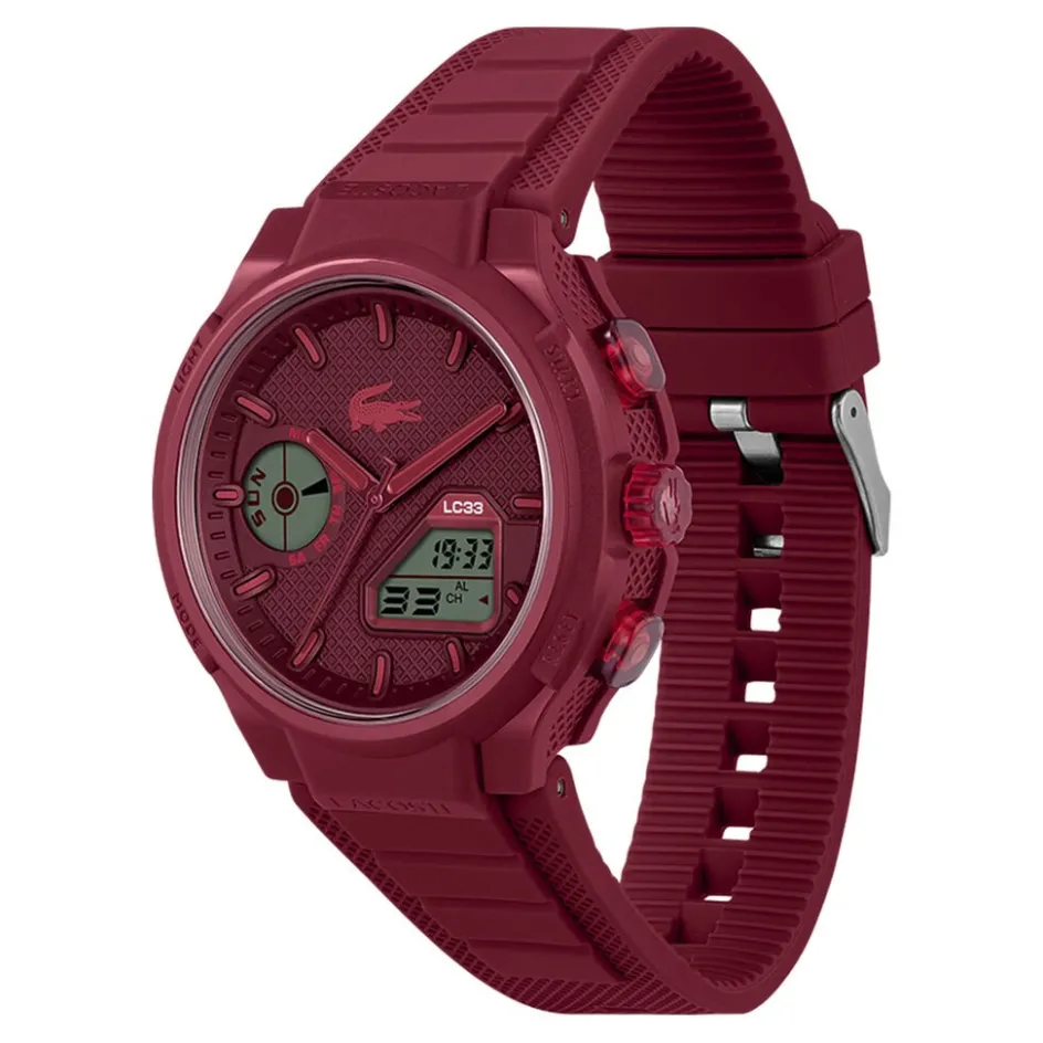 LACOSTE Montre Lc33 Bordeaux* Montres Digitales|Montres Petits Prix