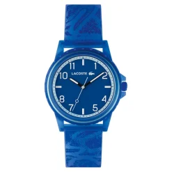 Discount LACOSTE Montre Rider Bleu cadran bleu fond bleu bracelet silicone bleu
