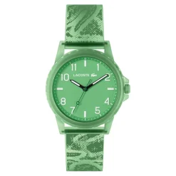 Sale LACOSTE Montre Rider Vert cadran vert fond vert bracelet silicone vert