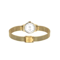LIP Montre Henriette 19 Argenté cadran doré fond argenté bracelet acier doré
