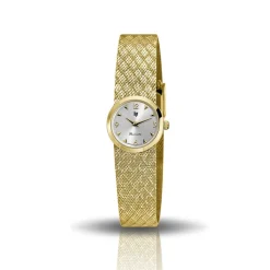 Clearance LIP Montre Henriette 22 Argenté cadran doré fond argenté bracelet métal doré