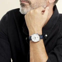 LIP Montre Himalaya Chrono Blanc Argenté* Montres Made In France|Montres Classiques