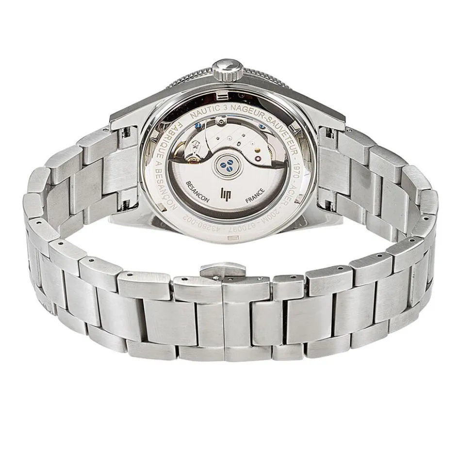 LIP Montre Nautic 3 Noir* Montres Made In France|Montres Automatiques