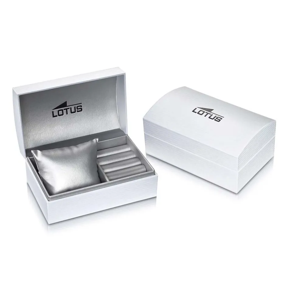 Outlet LOTUS Montre Freedom Collection Nacre Blanche cadran bicolore fond nacre blanche bracelet acier bicolore