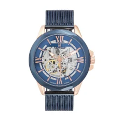 MONTIGNAC Montre Round Automatique Bleu* Montres Made In France|Montres Squelettes