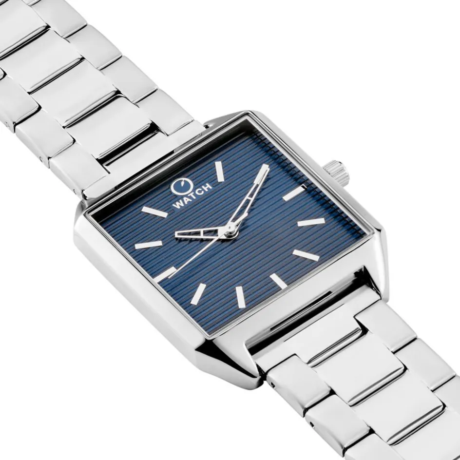 O WATCH Montre Equal Bleu
