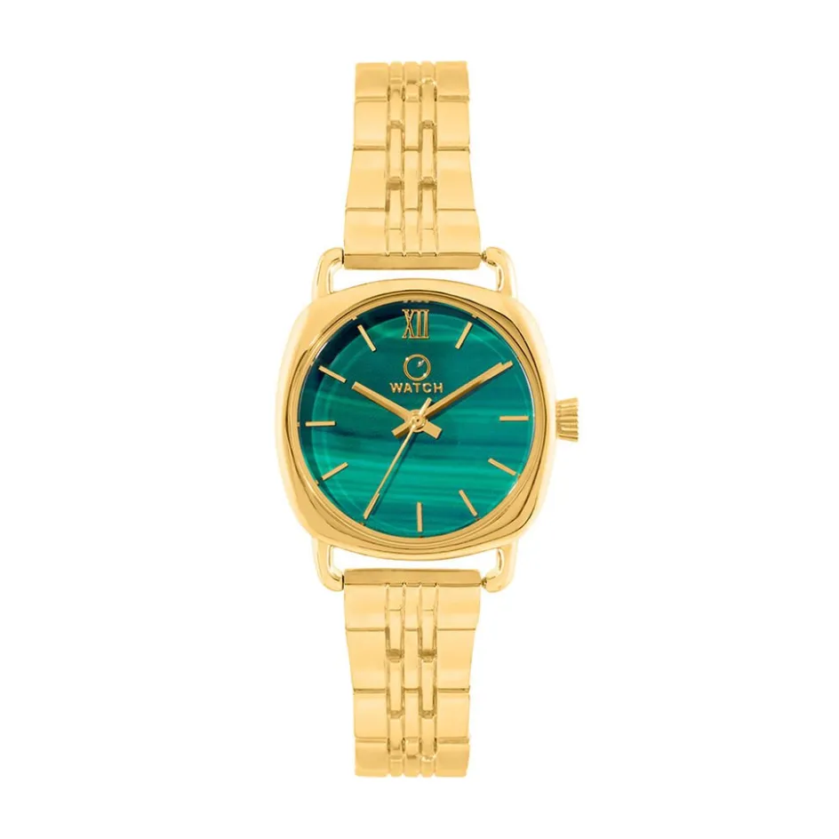 Clearance O WATCH Montre Geometric Vert