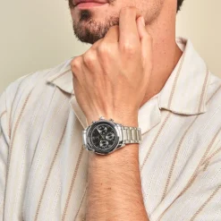 O WATCH Montre Trendy Noir