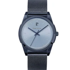 Sale PIERRE LANNIER Montre Candide Bleu cadran bleu fond bleu bracelet acier bleu