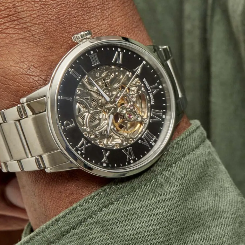 Best PIERRE LANNIER Montre Collection Automatique 42 Noir