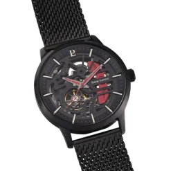 Best PIERRE LANNIER Montre Paddock Noir cadran noir fond noir bracelet acier noir