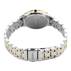 New SEIKO Montre Classique Nacre cadran bicolore fond nacre bracelet acier bicolore