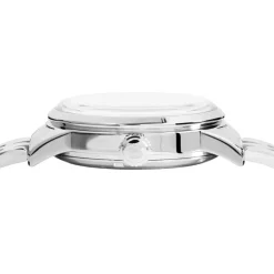 Hot SEIKO Montre Presage Cocktail Bleu Foncé cadran argenté fond bleu bracelet acier gris