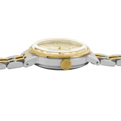 Best SEIKO Montre Presage Cocktail Champagne cadran bicolore fond champagne bracelet acier bicolore