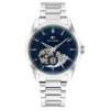 Clearance TOMMY HILFIGER Montre Baker Automatic Bleu