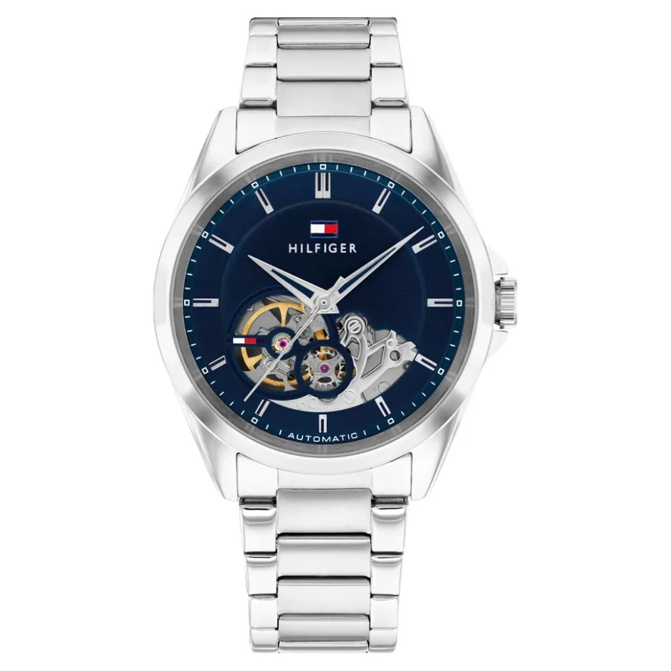 Clearance TOMMY HILFIGER Montre Baker Automatic Bleu