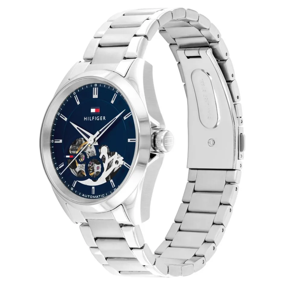 Clearance TOMMY HILFIGER Montre Baker Automatic Bleu