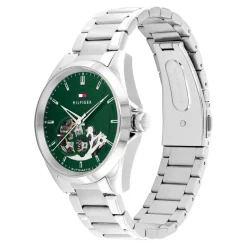TOMMY HILFIGER Montre Baker Automatic Vert* Montres Squelettes|Montres Automatiques