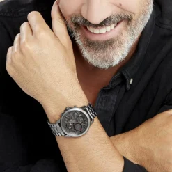 Online TOMMY HILFIGER Montre Henry Gris cadran gris fond gris bracelet acier gris